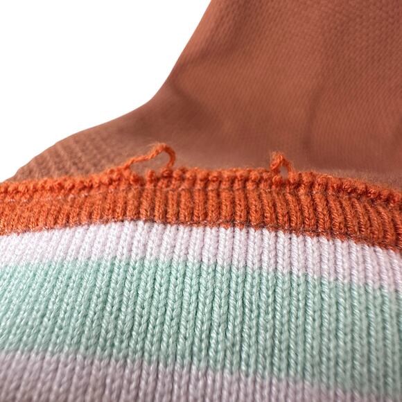 We the Free Mikah Henley Top Womens XL Layering Cuff Waffle Knit Notch Neck - Picture 10 of 10